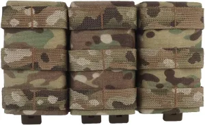 MOLLE Triple 5.56mm Magazine Pouch with Mag Pouch Insert Set, Mag Carrier Holder Pocket
