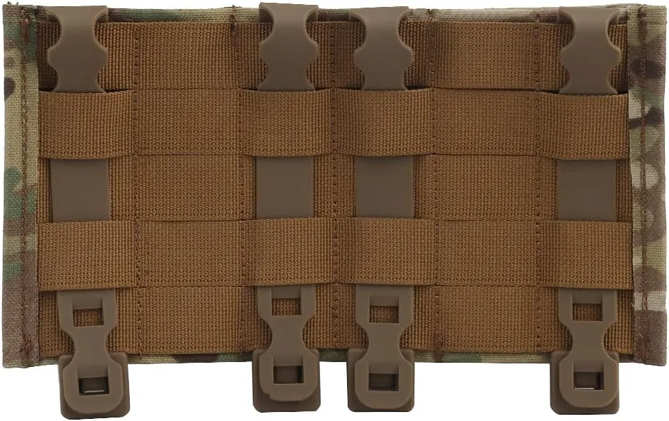 MOLLE Triple 5.56mm Magazine Pouch with Mag Pouch Insert Set, Mag Carrier Holder Pocket