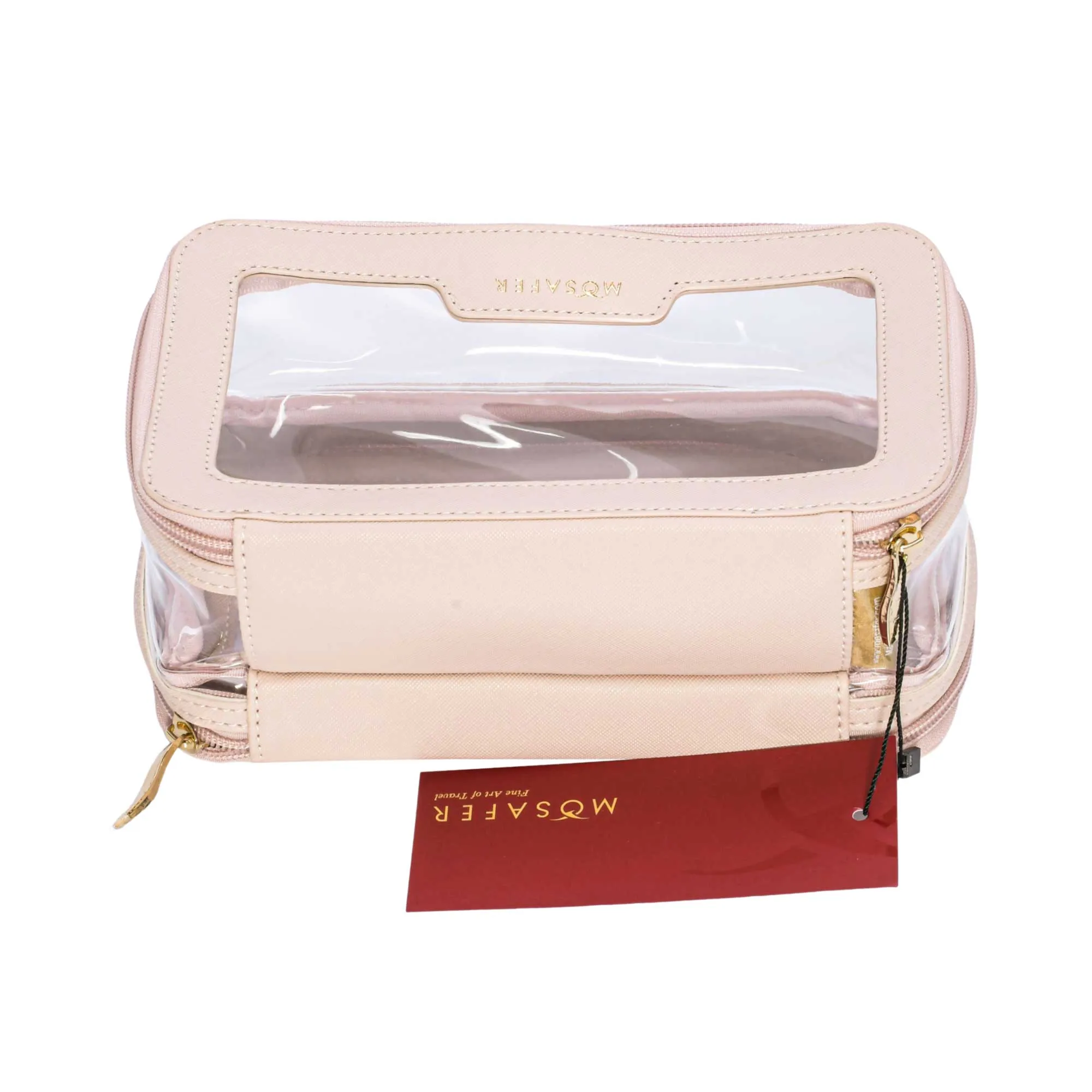 Mosafer Women's Nude Collection Polyester Pink Toiletry