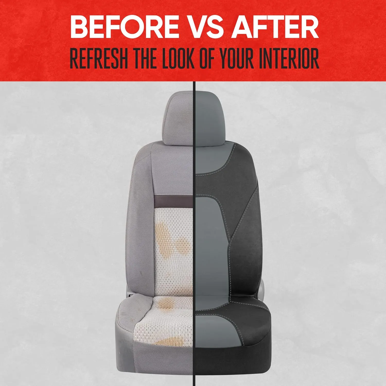 Motor Trend AquaShield Waterproof Front Seat Covers, Gray Seat Covers for Cars – Neoprene Front Car Seat Cover, SUV Seat Covers Protector - Car Interior Cover for Auto, Trucks, & Dog Owners