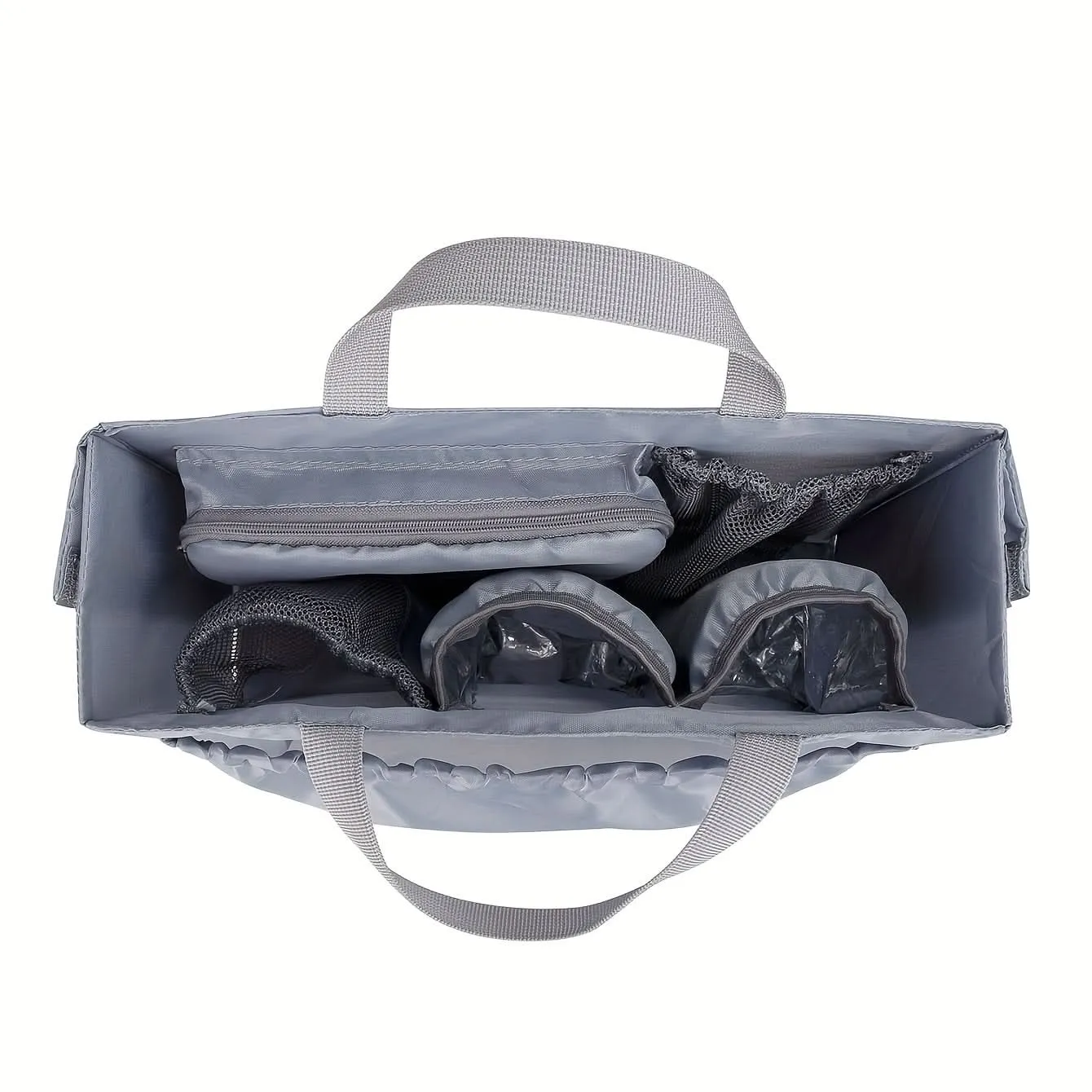 Multifunctional Diaper Bag Organizer Insert – Removable with Insulated Pocket