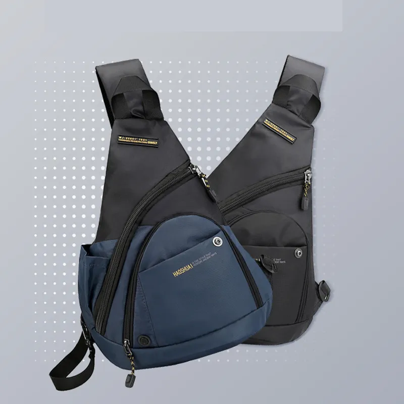 Multifunctional nylon large capacity chest bag