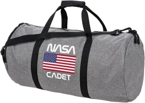 Nasa Cadet American Flag Lightweight Duffel Bag for Sports and Gym Packable for Travel