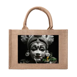 Natural Fiber Jute Tote Bag Kathakali