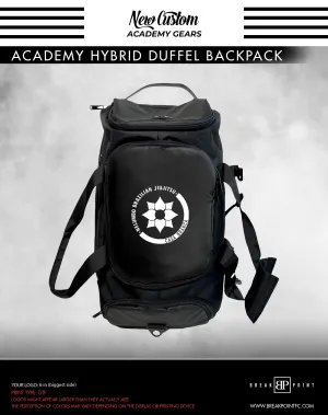 Nelumbo Jiu-Jitsu Casa Branca Academy Hybrid Duffel Backpack #1099