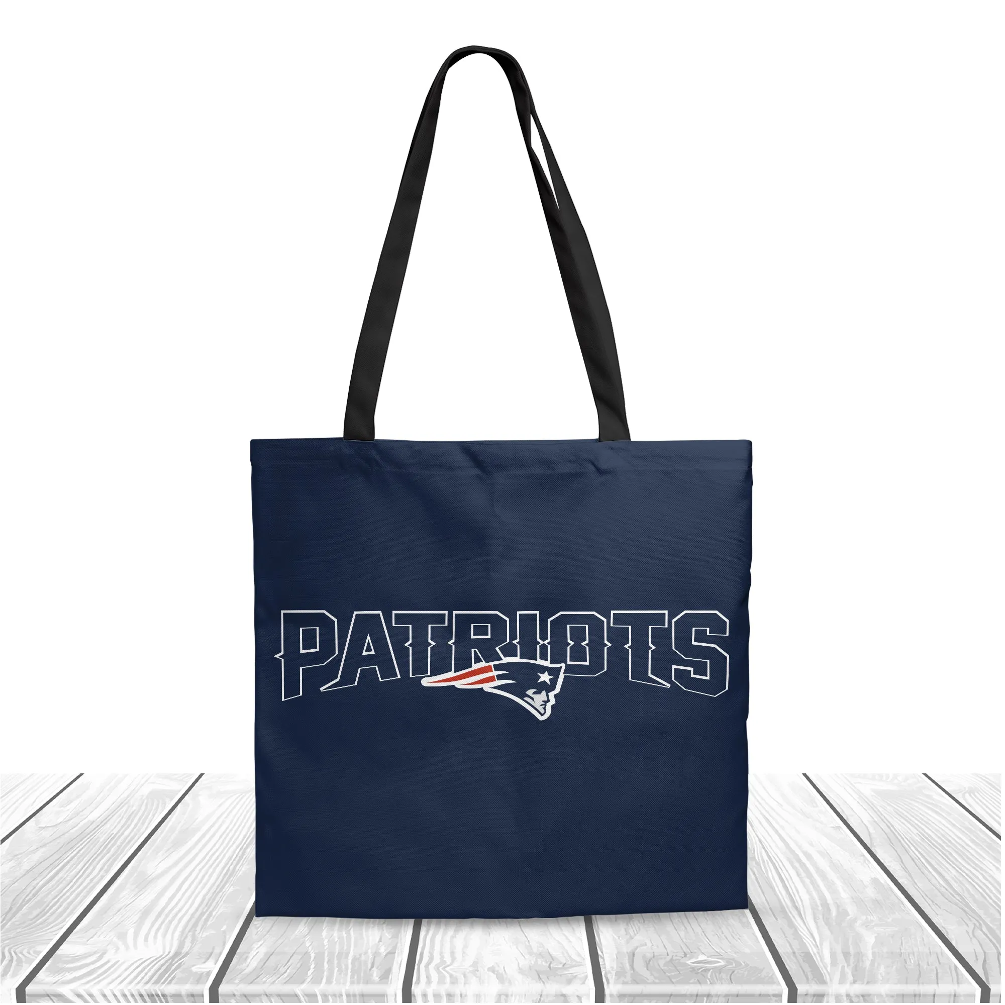NFL New England Patriots NFL Fans Polyester Canvas Tote Bag – Durable and Stylish