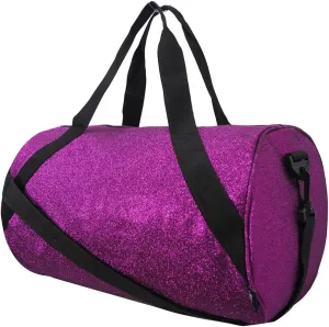 NGIL Medium Glitter Cheers Sports Gym Duffel Bag(Glitter-Purple)