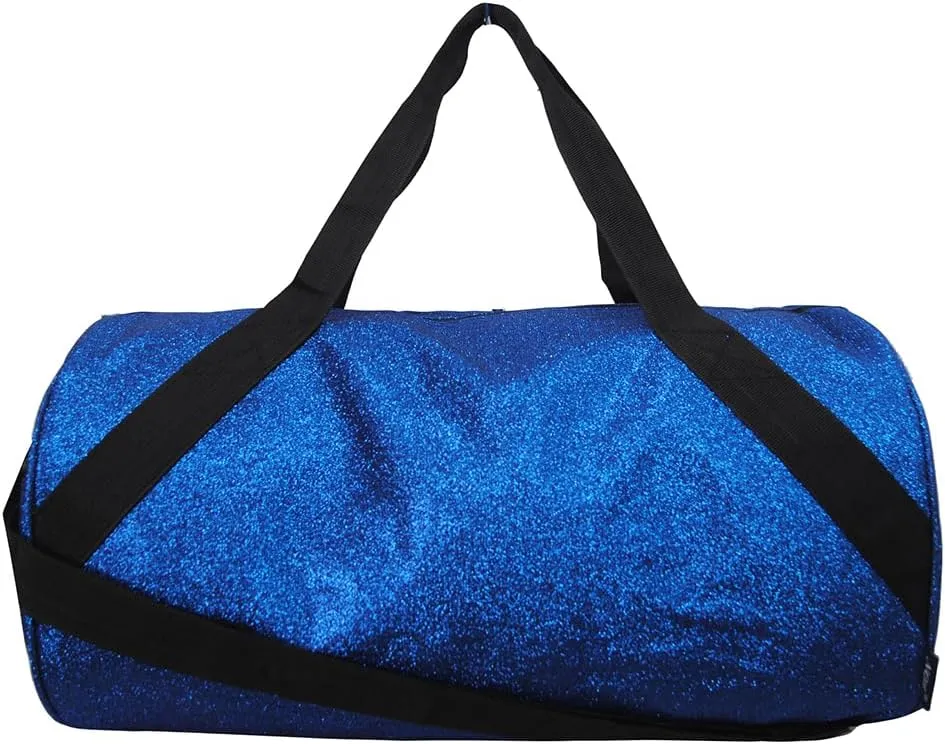 NGIL Medium Glitter Cheers Sports Gym Duffel Bag(Glitter-Royal)