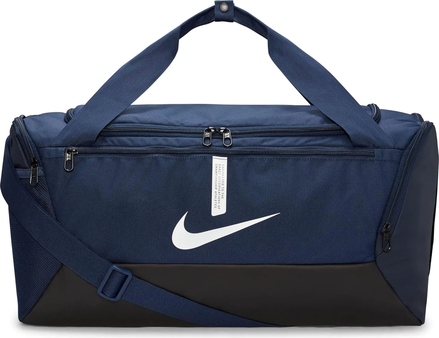 NIKE Unisex's Academy Team-Sp21 Sports Bag, Midnight Navy/Black/White, One Size,41L