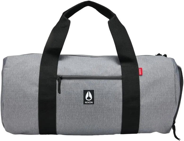 NIXON Day Trippin' 23L Duffel Bag - Heather Gray - Made with Other Peoples Plastic