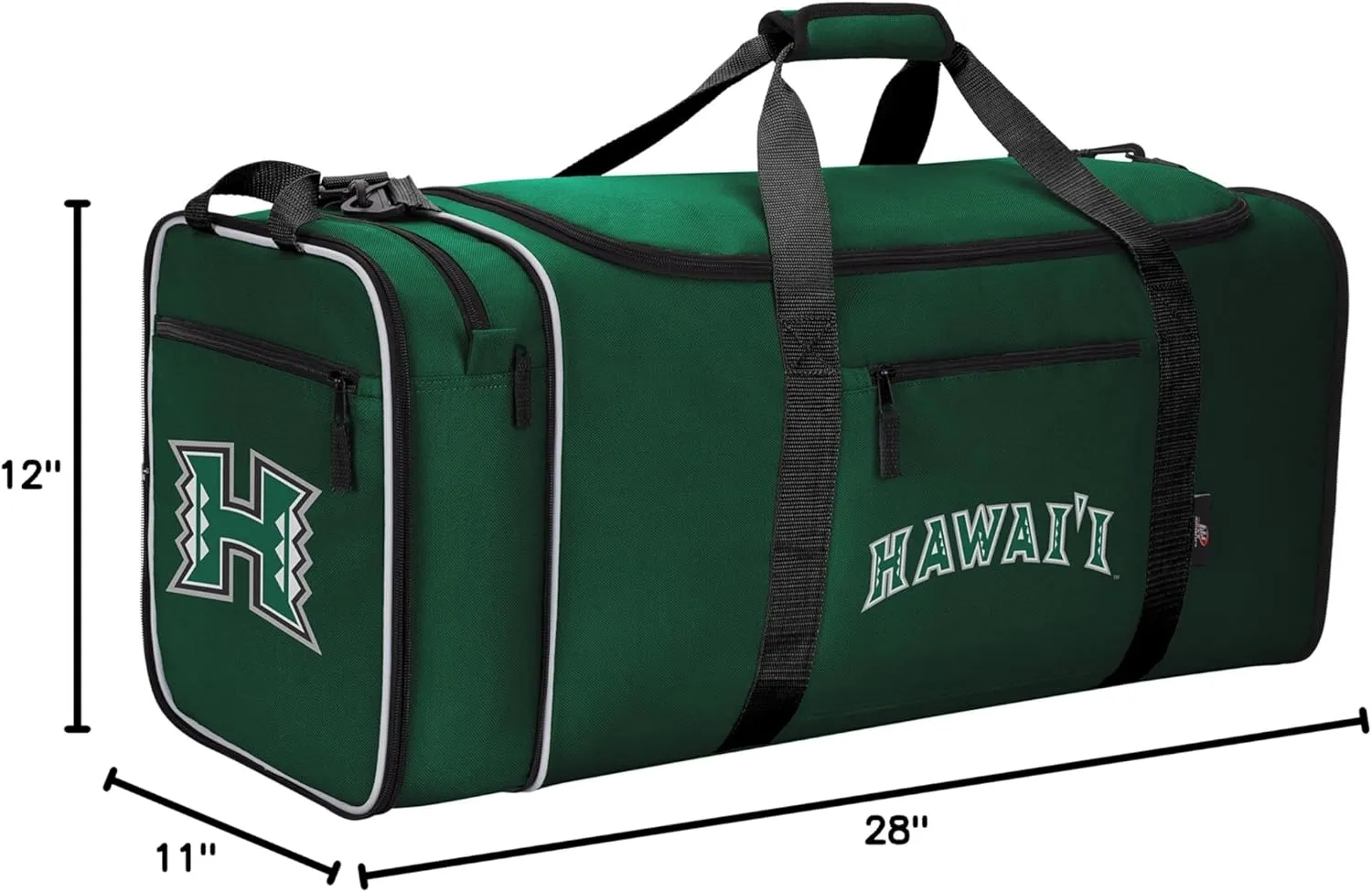 Northwest NCAA Hawaii Rainbow Warriors Unisex-Adult "Steal" Duffel Bag, 28" x 11" x 12", Steal