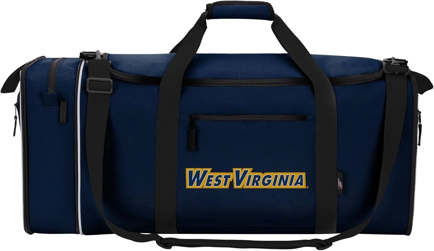 Northwest NCAA West Virginia Mountaineers Unisex-Adult "Steal" Duffel Bag, 28" x 11" x 12", Steal