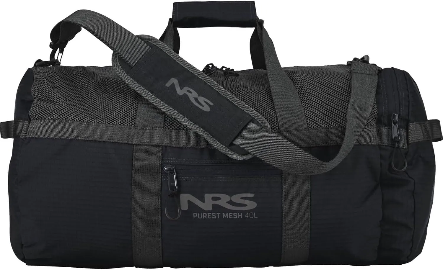 NRS Purest Mesh Duffel Bag (Black, 40 L)