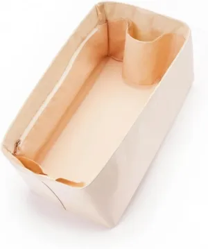 Nylon Water-Repellent Purse Organizer with Zipper Insert for Longchamp Tote Bag (Pearl White, Handbag S)
