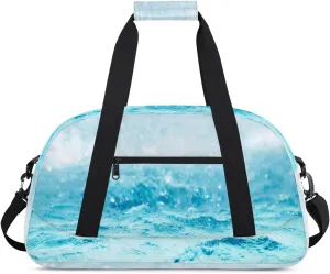 Ocean Gym Duffel Bag for Men Women Big Sea Sports Tote Bag with Adjustable Shoulder Strap for Dance Gymnastics Traveling Outdoor Camping Overnight Stay
