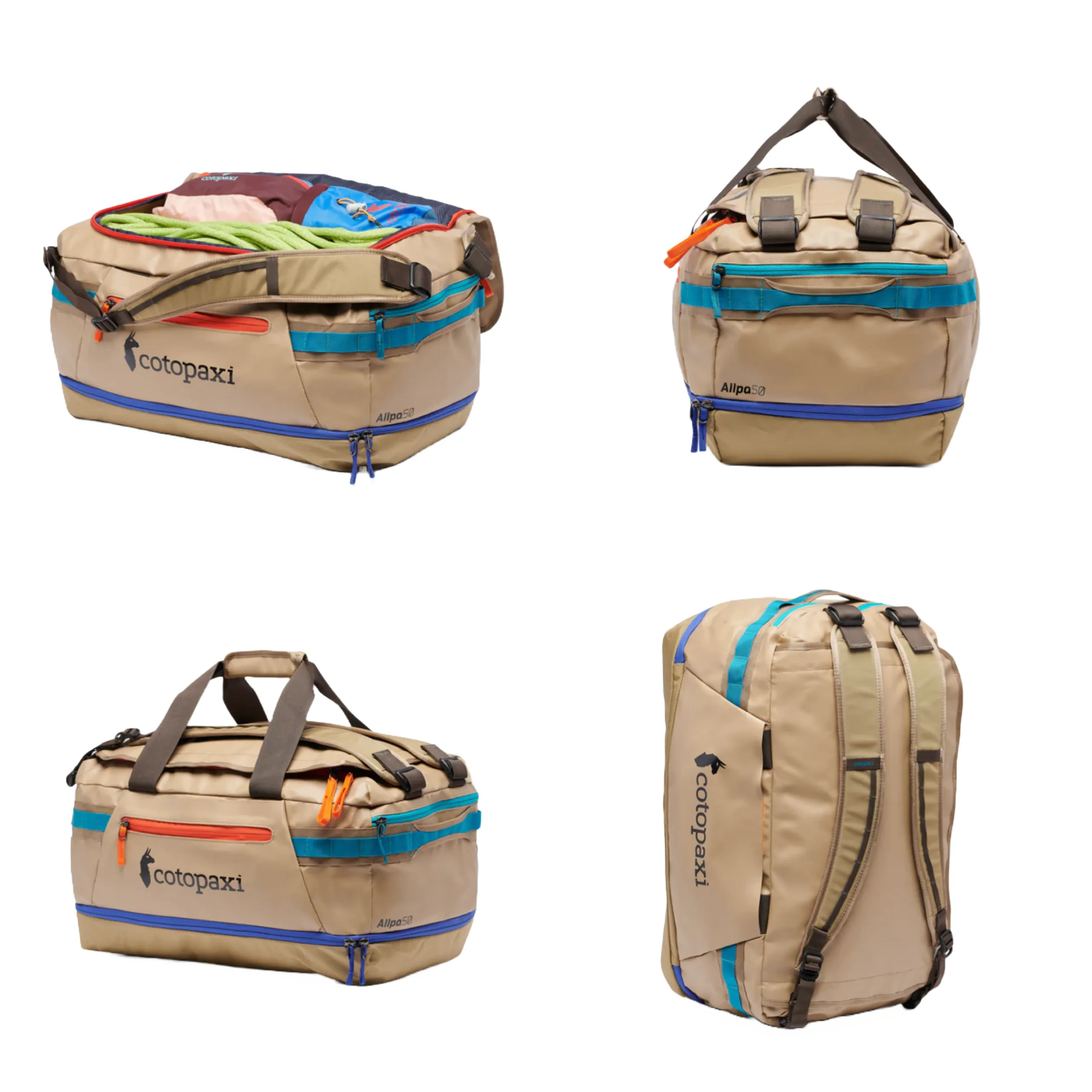 On Sale- Cotopaxi- Allpa Duo 50L Backpack/Duffel - Desert