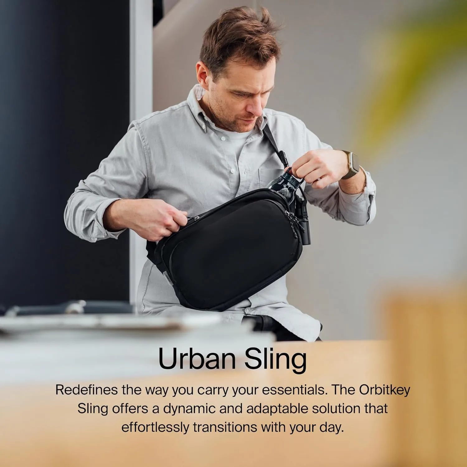 Orbitkey Urban Sling Plus - Black
