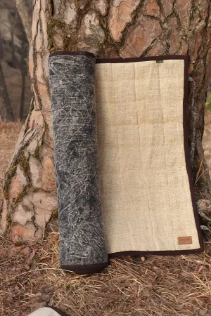 Organic Hemp Yoga Mat, 100% Handmade, Eco-Friendly, Natural and Biodegradable, multipurpose yoga mat.