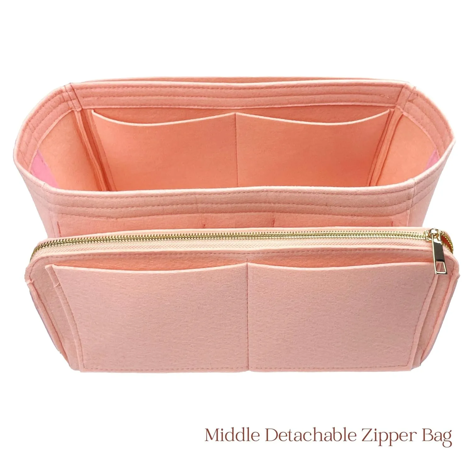 Organizer for CL Cabata Tote Large, Small, East West, Felt Bag Insert, 31 Colors