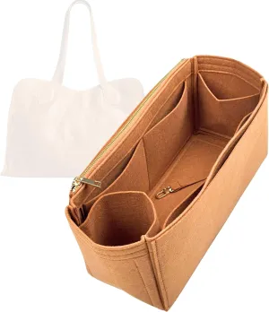 Organizer for Jack Heritage Broken-In Leather Bag, Felt Insert with Water Bottle Holder, Zipper Pouch (Evergreen)