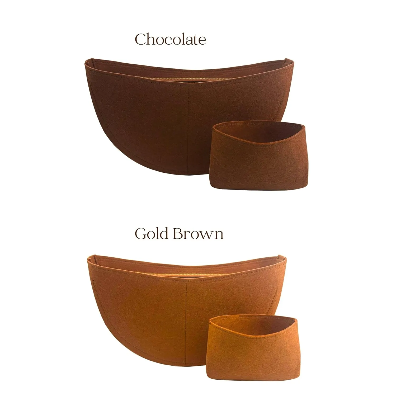 Organizer for Loop Hobo, Felt Bag Insert (Etain)