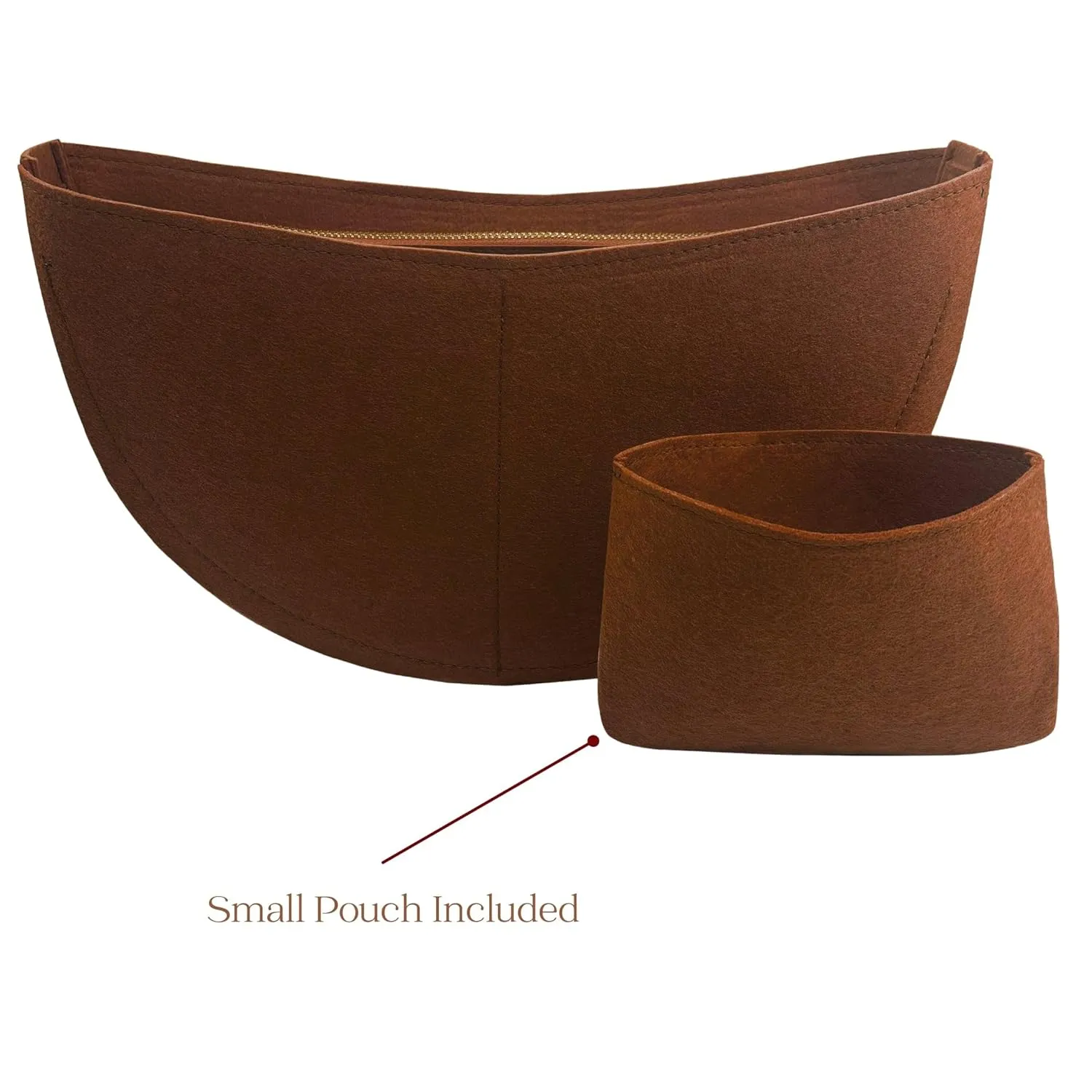 Organizer for Loop Hobo, Felt Bag Insert (Etain)