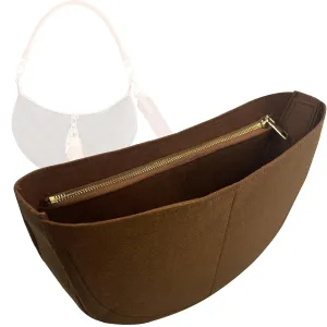 Organizer for Looping, Handmade Felt Bag Insert, 31 Colors (GoldBrown)