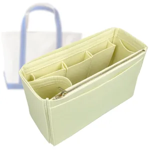 Organizer for Tote Boat, Small, Medium, Large, Extra-Large, Handmade Felt Insert (Large, Jade)
