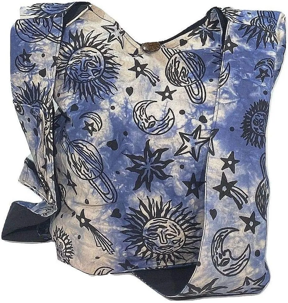 Original Collections Celestial Cross Body Shoulder Bag Purse in Blue