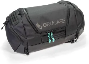 Orucase Janus Duffel Backpack for Cyclists - Gym Duffle Bag for Men & Women with Straps - Water Resistant Duffle Backpack for Travel - 55 L - Black