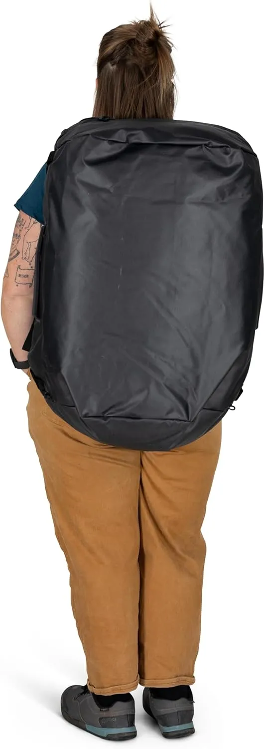 Osprey Transporter 40L Travel Duffel Bag, Black