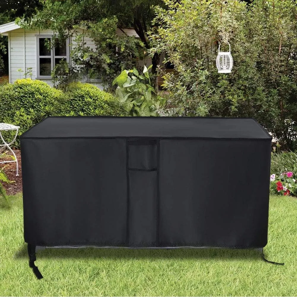 Outdoor Storage Box Cover for Keter Denali 200 Gallon Resin Large Deck Box,Waterproof Patio Storage Box Cover - 60 x 29 x 36 Inch