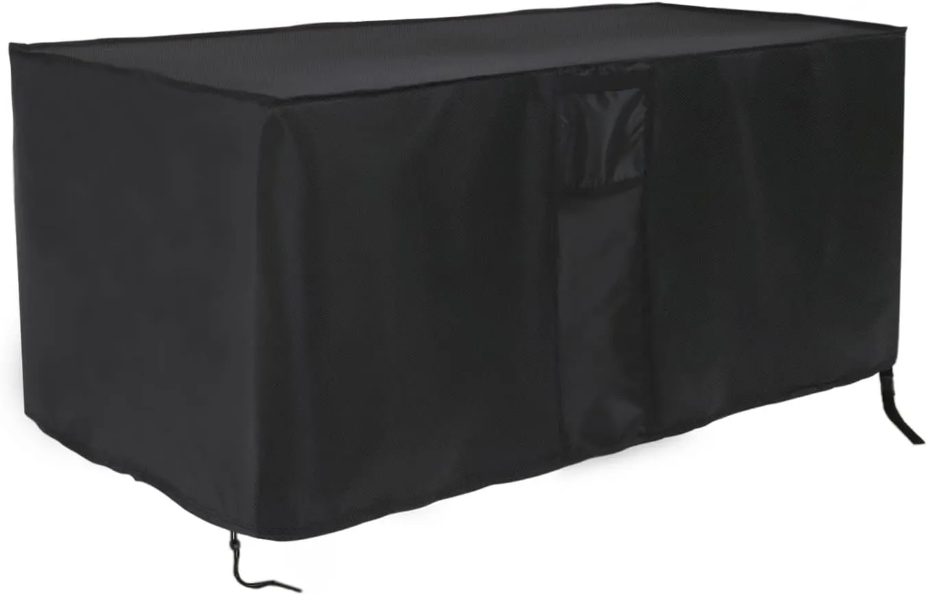 Outdoor Storage Box Cover for Keter Denali 200 Gallon Resin Large Deck Box,Waterproof Patio Storage Box Cover - 60 x 29 x 36 Inch