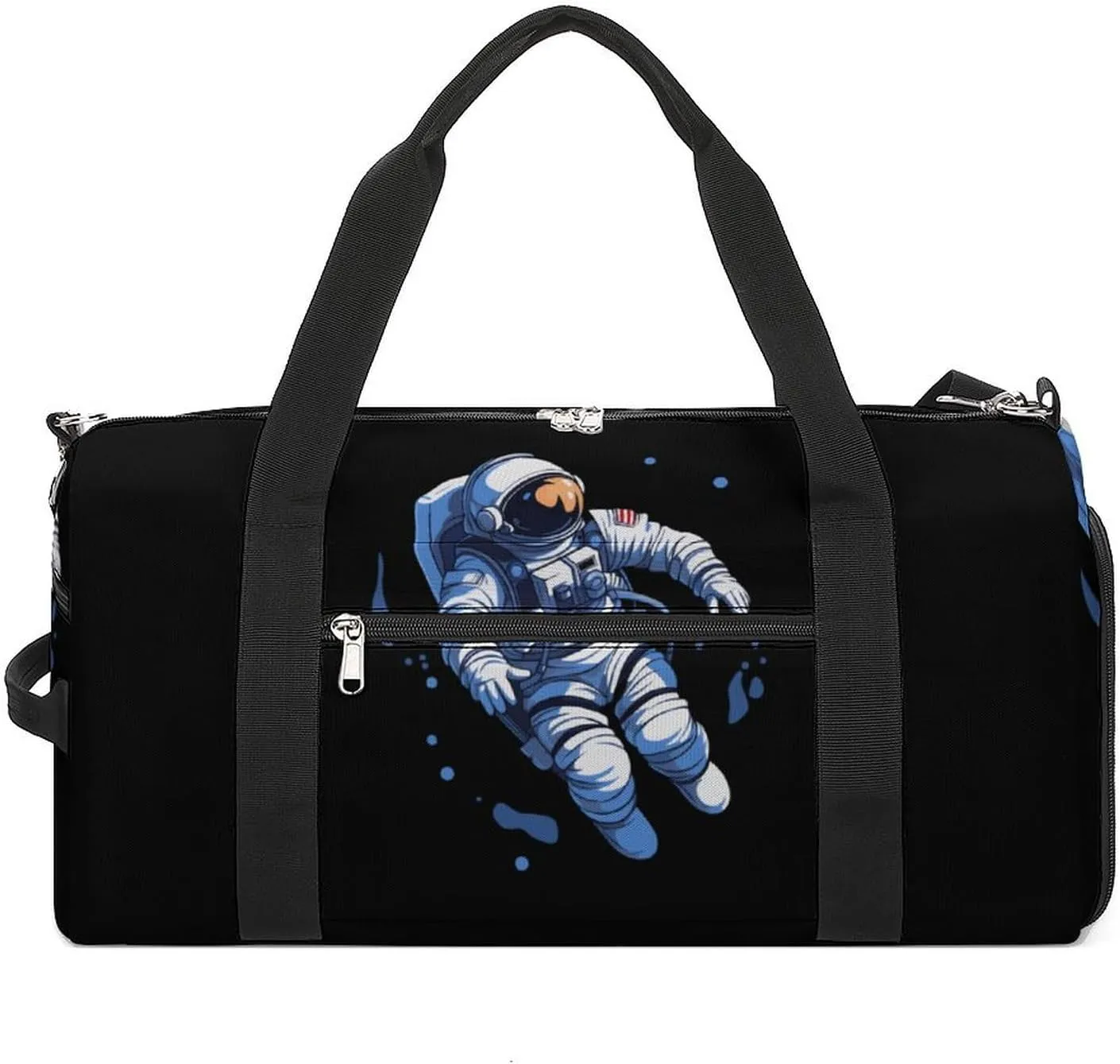 Outer Space Motivational Astronaut Travel Duffle Bag Large Capacity Gym Bag Weekender Overnight Bags Carry on Tote Bag