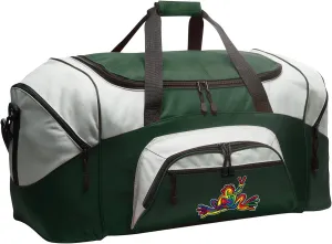 Peace Frogs Suitcase Duffle Bag Large Peace Frog Duffel Gift Idea for Her or Him