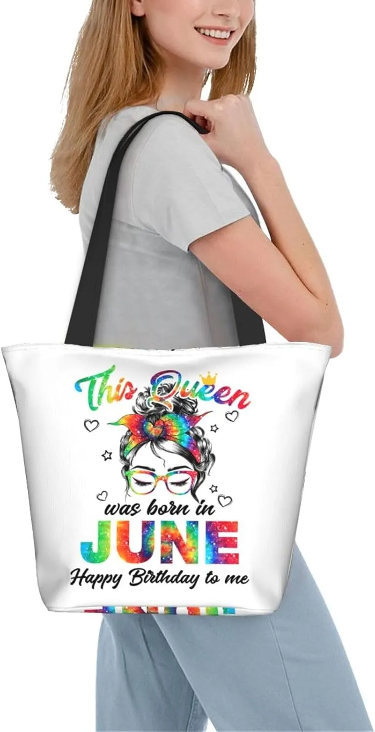 Peace Love Juneteenth Black Freedom Women's Tote Bag Lightweight Shopping Handbag Travel Shoulder Bag With Zipper