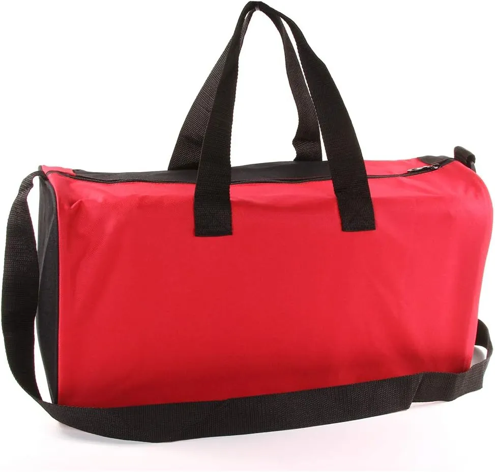 Personalized Kids 18 Inch Sport Duffel Bag With Custom Name & Text - Martial Arts Female