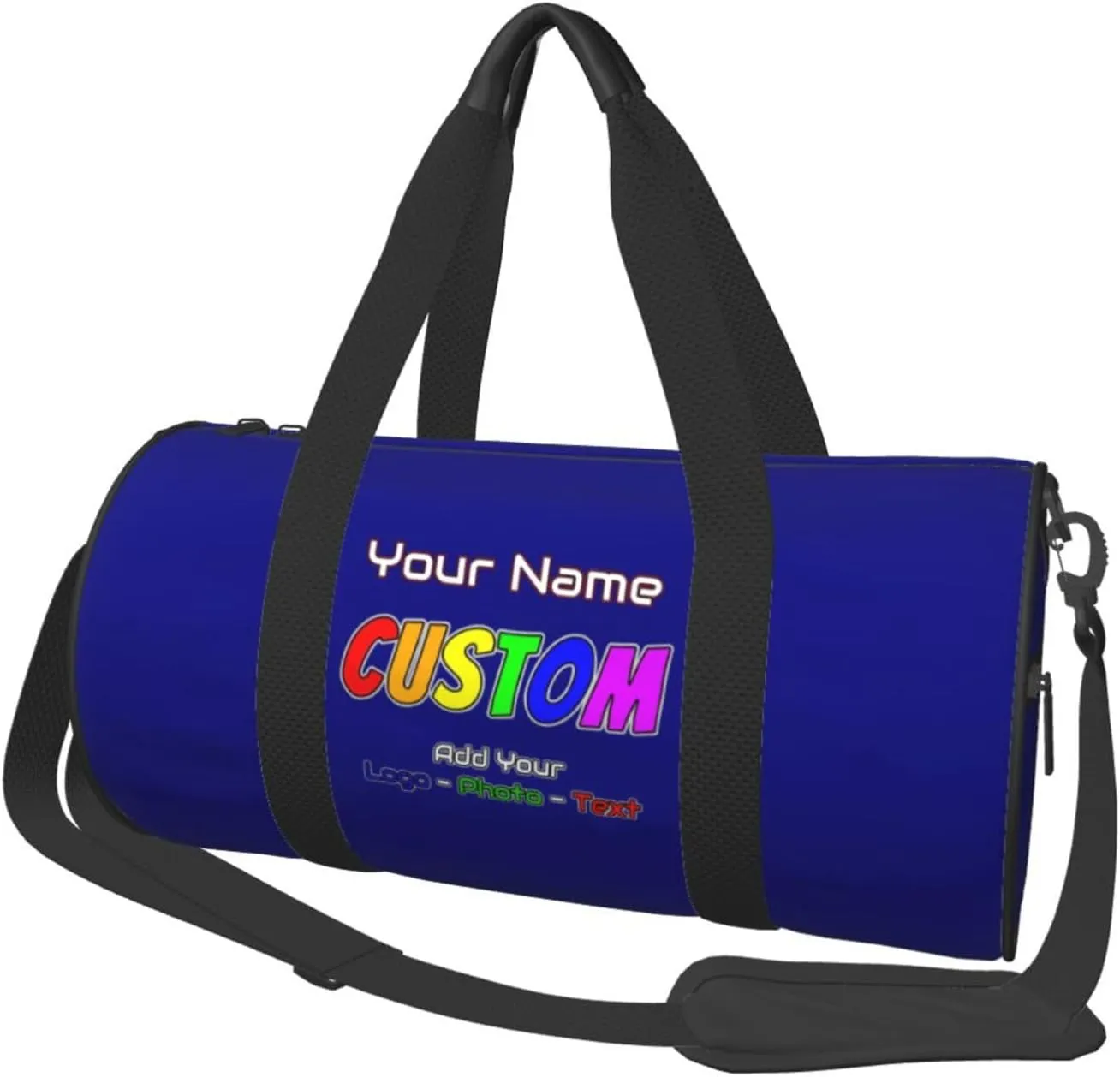 Personalzied Duffle Bags Unisex Custom Gym Sports Bags Customized Tote Bags For Travel Yoga Golf Customized Gifts Navy Blue