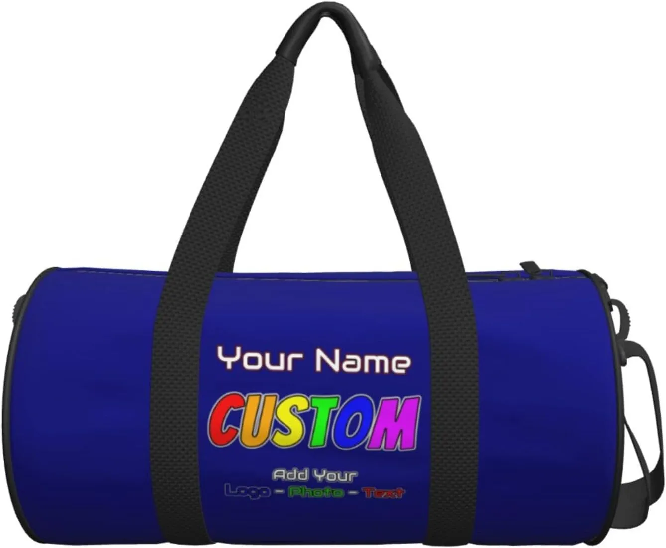 Personalzied Duffle Bags Unisex Custom Gym Sports Bags Customized Tote Bags For Travel Yoga Golf Customized Gifts Navy Blue