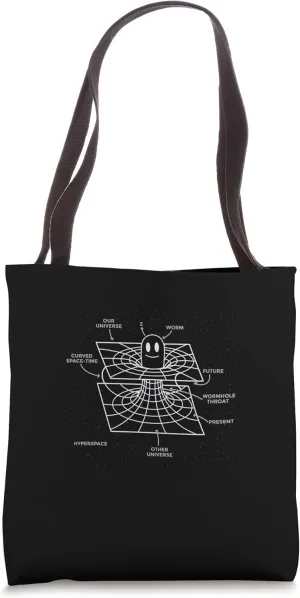 Physics Wormhole Time Travel Astrophysicists Tote Bag