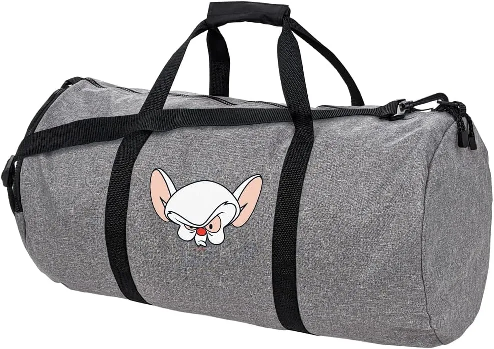 Pinky and The Brain Brain Head Lightweight Duffel Bag for Sports and Gym Packable for Travel