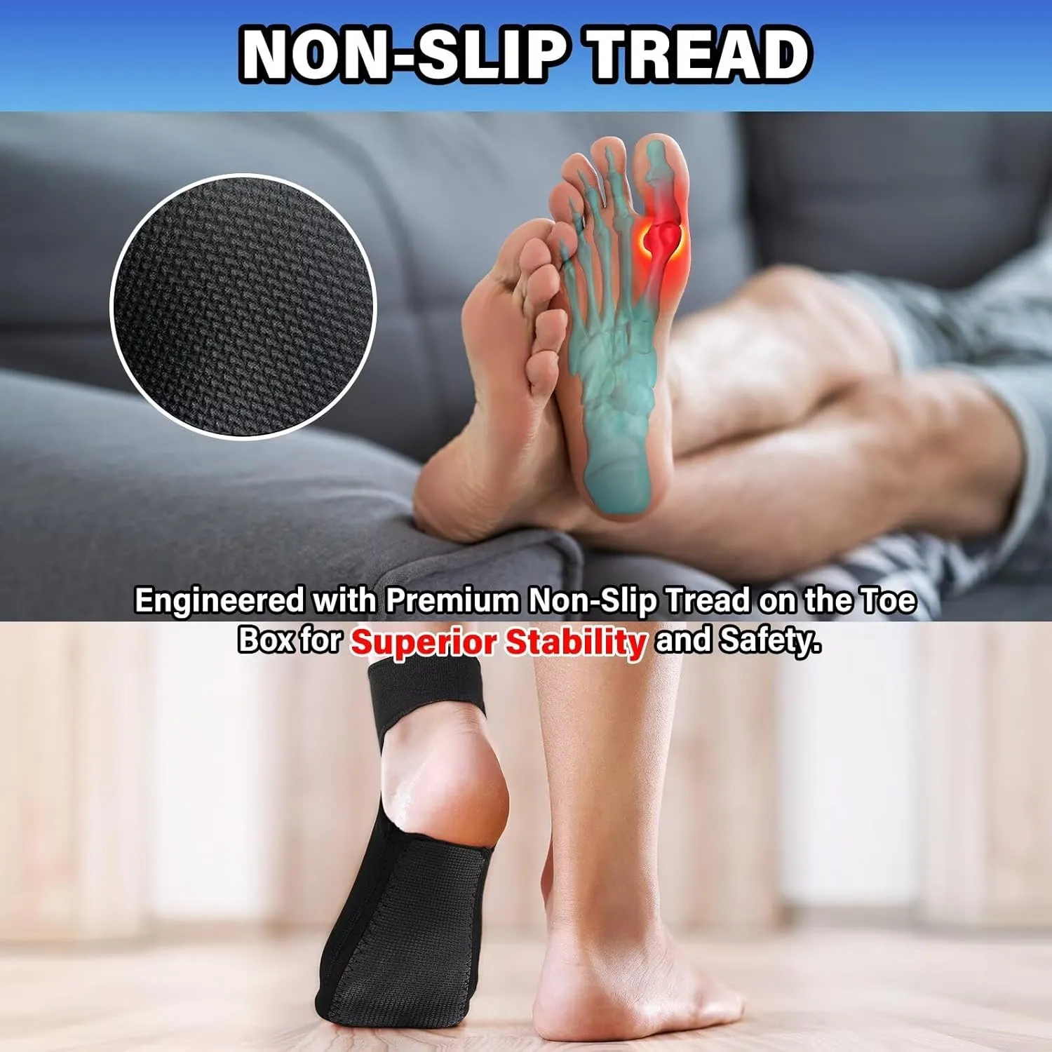 Plantar Fasciitis Relief Night Splint,Planters Facetious Brace Relief with Arch Support for Sleeping, Foot Drop ,Achilles Tendonitis ,Planters Facetious Relief Night Sling for Women & Men(Medium)