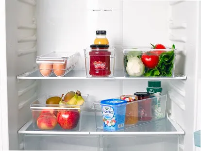 Plastic Forte Fridge Organizer & Drawer, 7.5L – Semi-Transparent