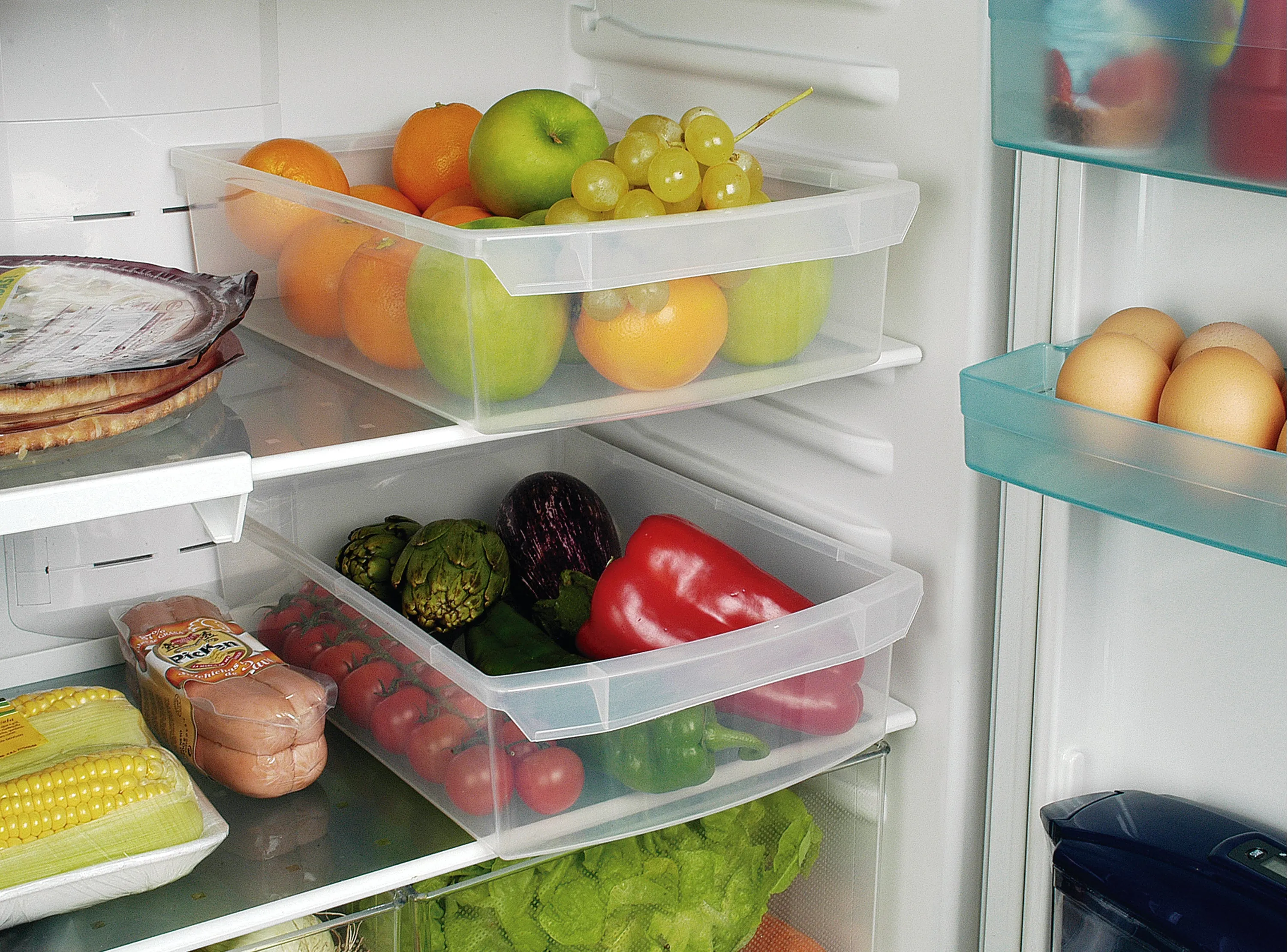 Plastic Forte Fridge Organizer & Drawer, 7.5L – Semi-Transparent