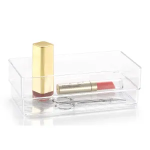 Plastic Forte Organizer Nº3 - 15.5 x 5 x 7.5cm, Transparent