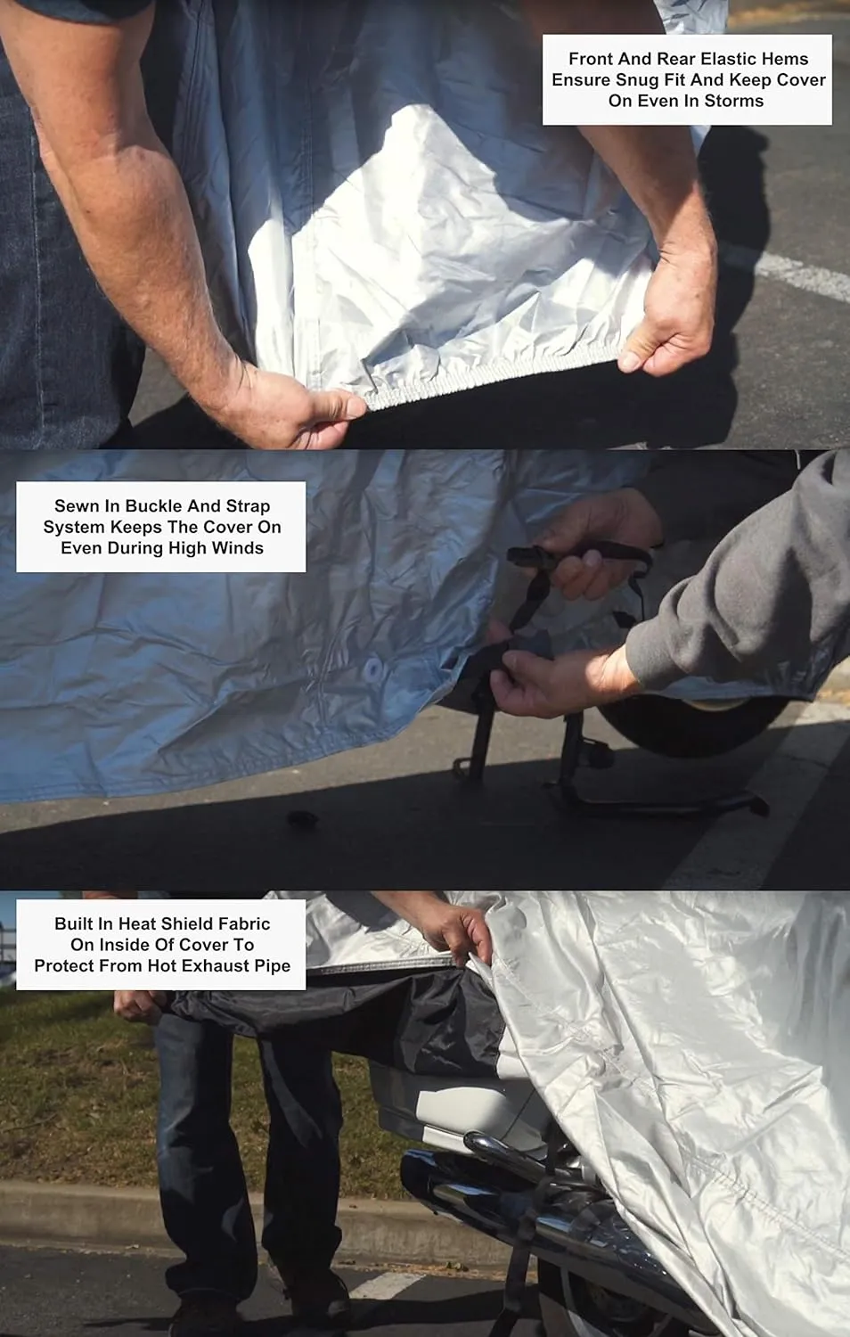Platinum Shield Motorcycle Cover Compatible with 2005 Husqvarna Smr 630 Eddy Seal Replica - Outdoor & Indoor - Built-in Reinforced Securing Straps - Includes Free Storage Bag