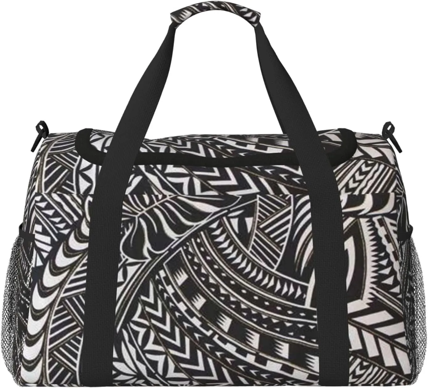 Polynesian Hawaiian Samoan Tribal Travel Duffel Bag Mans Women Travel Duffel Bag For Travel Gym Weekend Hand Travel Bag