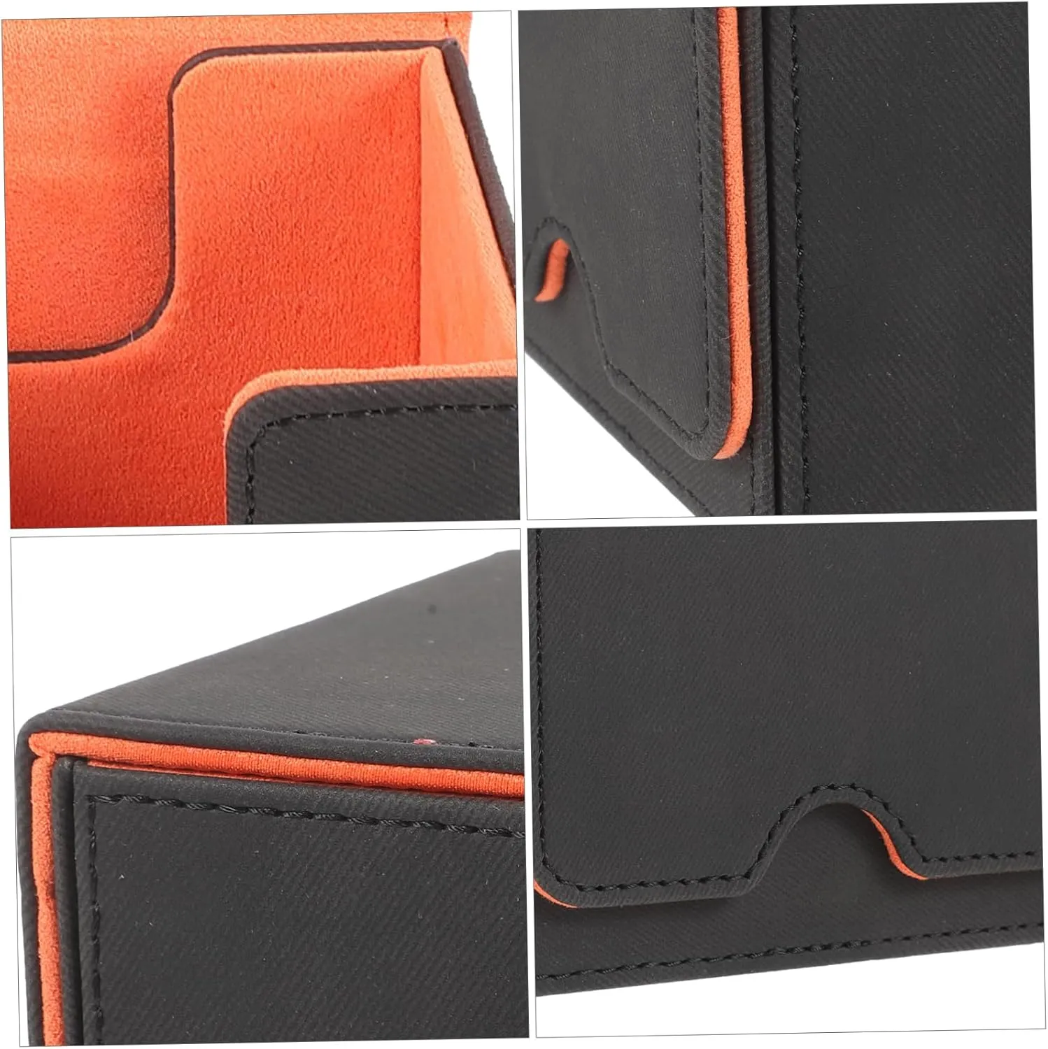 POPETPOP 5pcs Card Decks Storage Box Pu Organizer for Trading Cards Compact Case for Games Lightweight Design for Easy Carrying Organizing