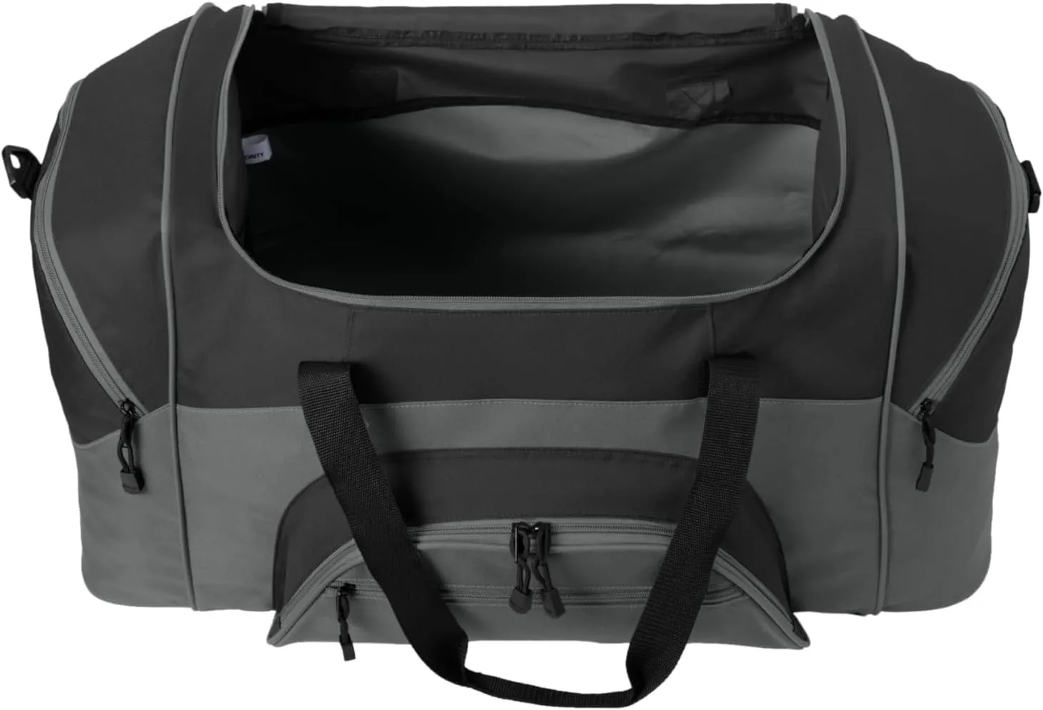 Port Authority - Standard Colorblock Sport Duffel. BG99, Black/ Dark Charcoal, OSFA