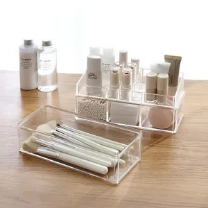 Portable Transparent Makeup Organizer